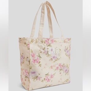 LoveShackFancy x GAP Large Pink Floral Tote Bag